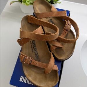 Birkenstock Tan Leather Sandals
